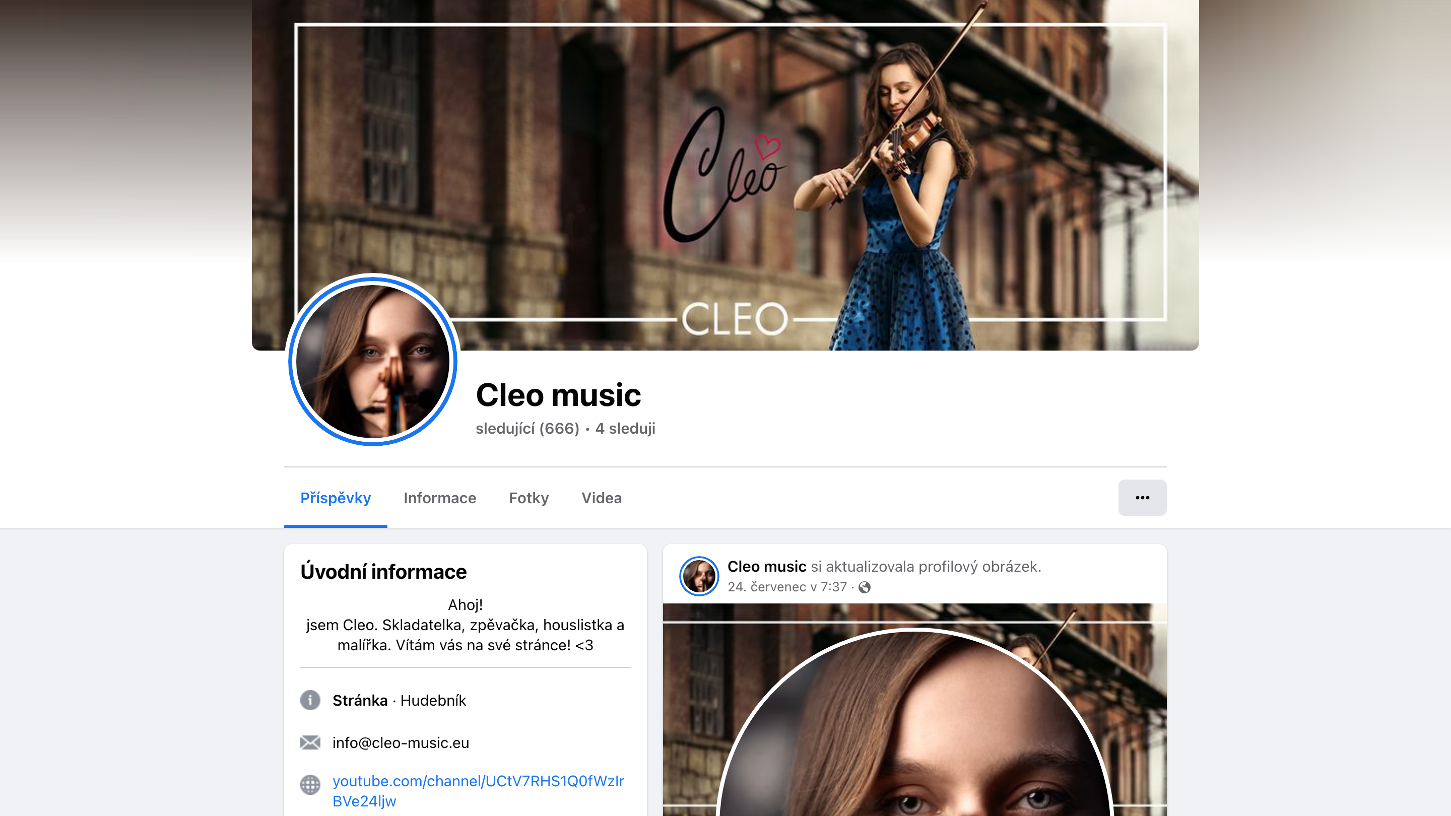 Cleo music Facebook grafika 2022